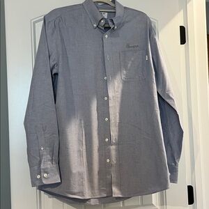 NWT Men's Chick-fil-A Dress Shirt Jaden medium blue
Size Medium M